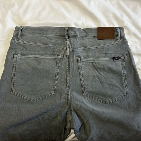 Faherty Men's Stretch Terry 5 Pocket Casual Gray Jeans 32x30 - Picture 8 of 9